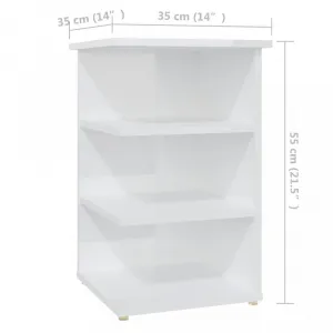 Regál DTD Dekorhome Černá
