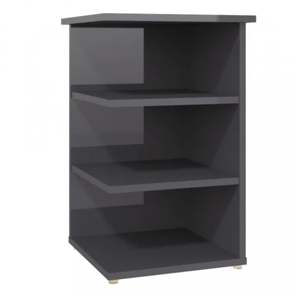 Regál DTD Dekorhome Černá