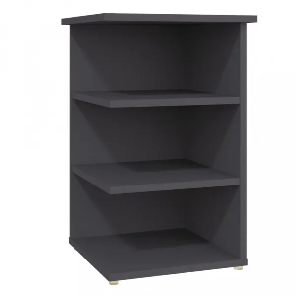 Regál DTD Dekorhome Černá