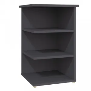 Regál DTD Dekorhome Černá