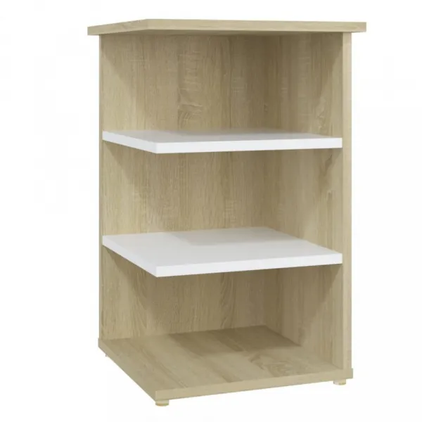 Regál DTD Dekorhome Černá