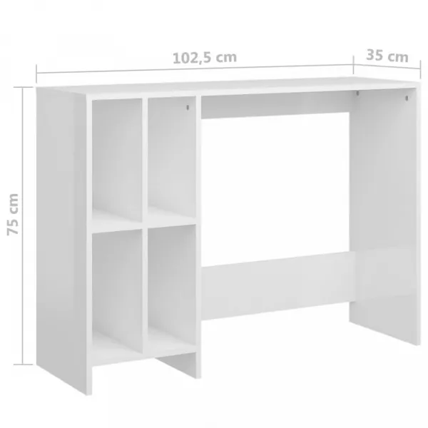 Počítačový stôl DTD Dekorhome Černá
