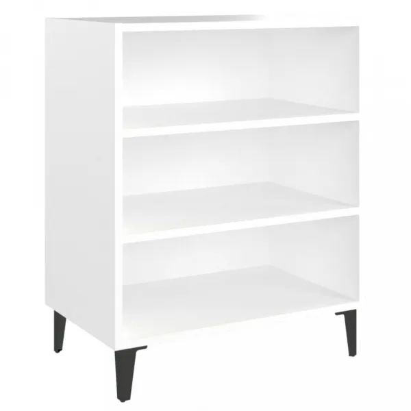 Nízký regál DTD / kov Dekorhome Černá