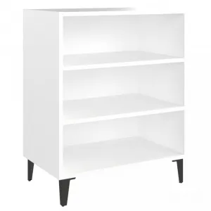 Nízký regál DTD / kov Dekorhome Černá