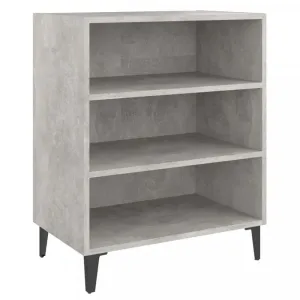Nízký regál DTD / kov Dekorhome Černá
