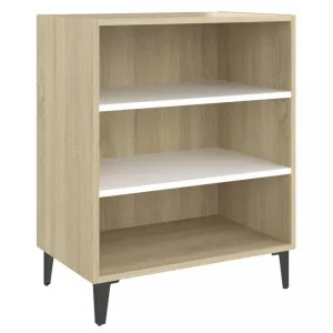 Nízký regál DTD / kov Dekorhome Černá