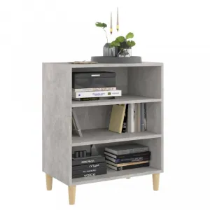 Regál DTD / eukalyptus Dekorhome Černá