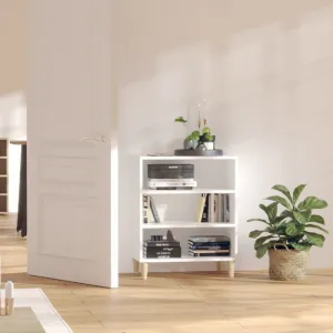 Regál DTD / eukalyptus Dekorhome Černá