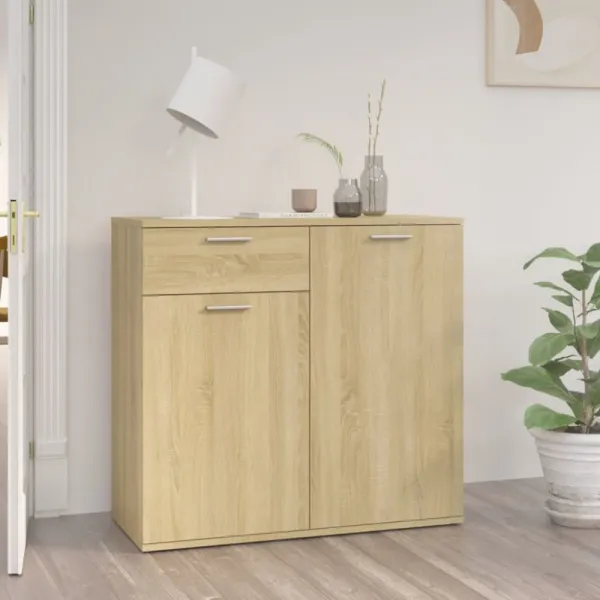 Komoda DTD Dekorhome Černá