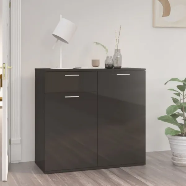 Komoda DTD Dekorhome Černá