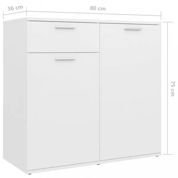 Komoda DTD Dekorhome Černá