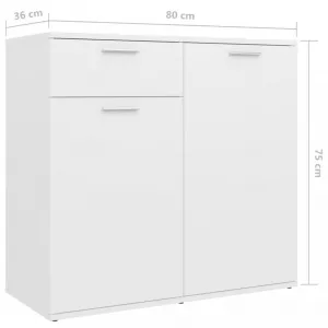 Komoda DTD Dekorhome Černá