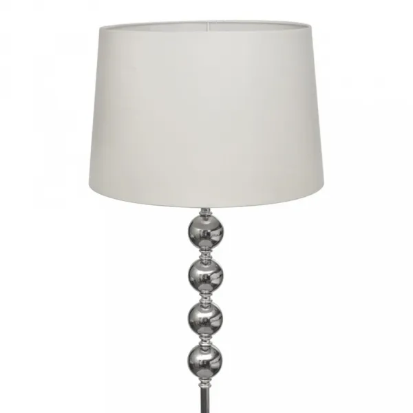 Stojacia lampa látka / kov Dekorhome Černá