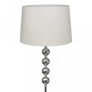 Stojacia lampa látka / kov Dekorhome Černá