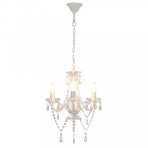 Závesná lampa luster 3 x E14 Dekorhome Černá