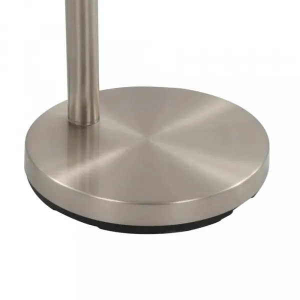 Stojaca lampa 200 cm Dekorhome Stříbrná