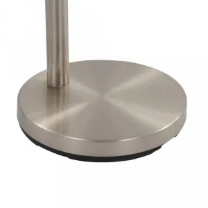 Stojaca lampa 200 cm Dekorhome Stříbrná