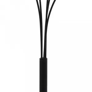 Stojaca lampa 200 cm Dekorhome Stříbrná