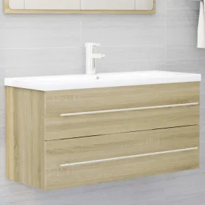 Skrinka pod umývadlo 100 cm Dekorhome Černá