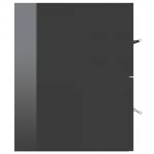 Skrinka pod umývadlo 100 cm Dekorhome Černá