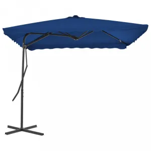 Záhradný slnečník 250x250 cm Dekorhome Černá