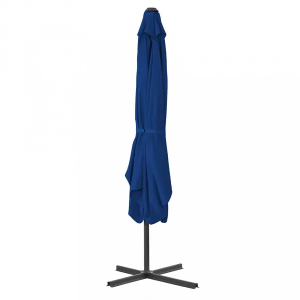 Záhradný slnečník 250x250 cm Dekorhome Černá