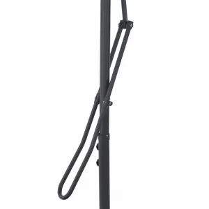 Záhradný slnečník 250x250 cm Dekorhome Černá