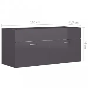 Skrinka pod umývadlo 100 cm Dekorhome