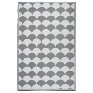 Esschert Design Vonkajší koberec 180x121 cm, sivo biely OC25