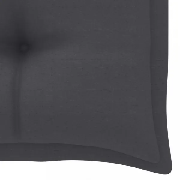 Záhradná lavica s poduškou 112 cm Dekorhome Světle modrá