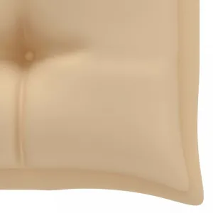 Záhradná lavica s poduškou 112 cm Dekorhome Světle modrá