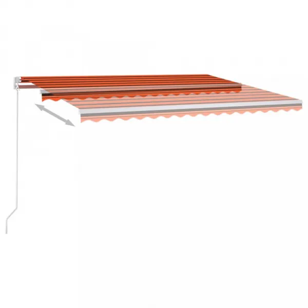 Ručne zaťahovací markíza 450x300 cm Dekorhome