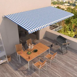 Ručne zaťahovací markíza 600x350 cm Dekorhome
