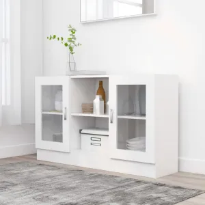 Presklená komoda Dekorhome Černá