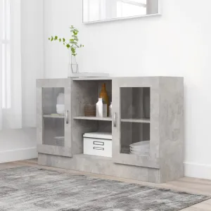 Presklená komoda Dekorhome Černá