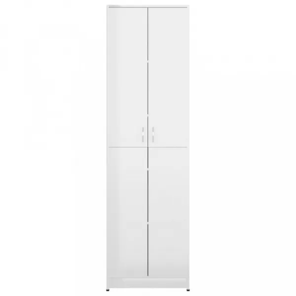 vidaXL Šatník do chodby, biely 55x25x189 cm, kompozitné drevo