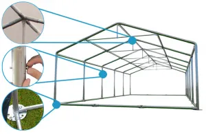 Skladový stan 6x10m PREMIUM