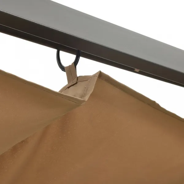 Pergola so zaťahovacou strechou 3 x 3 m Dekorhome Bílá