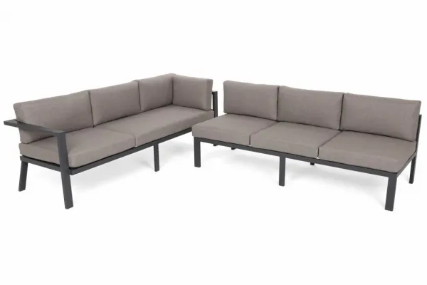 Záhradná sedacia súprava 5 ks GH5623 sivá / taupe