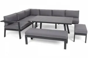 Záhradná sedacia súprava 5 ks GH5623 sivá / taupe