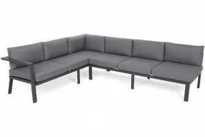 Záhradná sedacia súprava 5 ks GH5623 sivá / taupe