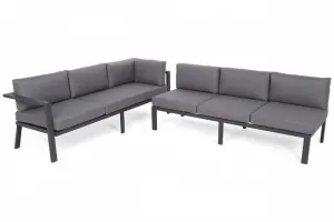 Záhradná sedacia súprava 5 ks GH5623 sivá / taupe