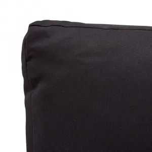 Záhradná pohovka polyratan Dekorhome Černá