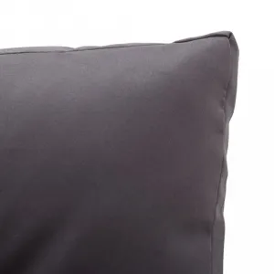 Záhradná pohovka polyratan Dekorhome Černá