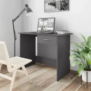 Písací stôl so zásuvkou 100x50 cm Dekorhome Černá