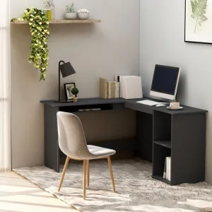 Rohový písací stôl 120x140 cm Dekorhome Bílá