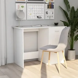 Písací stôl so skrinkou 100x50 cm Dekorhome Černá