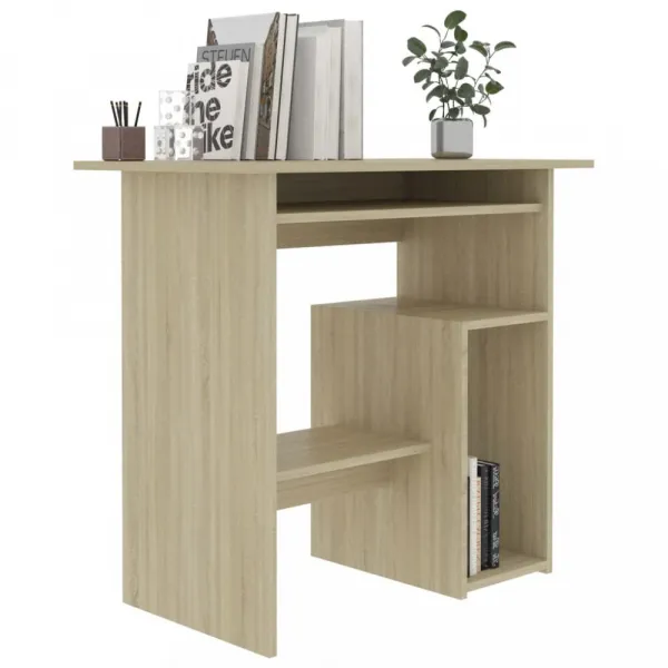 Počítačový stôl 80x45 cm Dekorhome Bílá