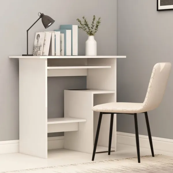 Počítačový stôl 80x45 cm Dekorhome Bílá
