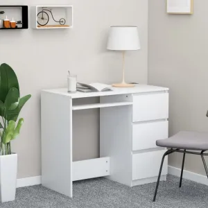Písací stôl so zásuvkami 90x45 cm Dekorhome Beton
